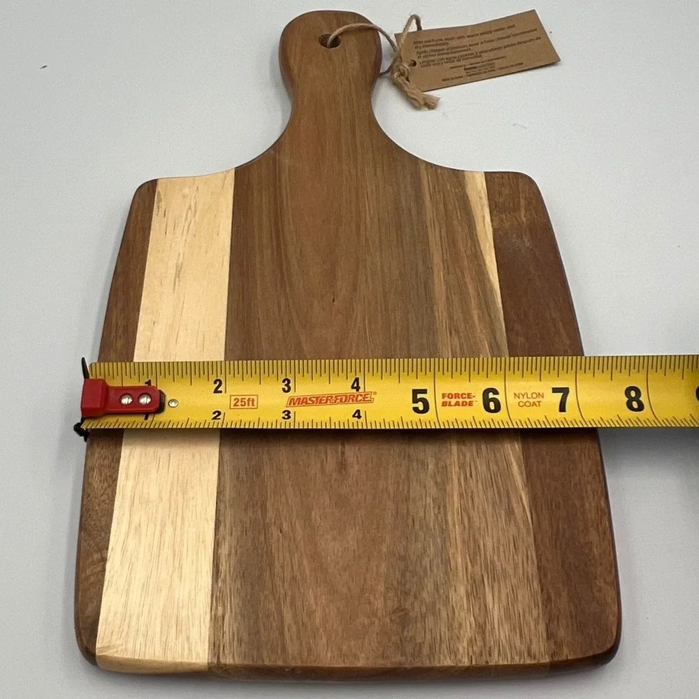 Culinary Corner Wood Charcuterie Board Brown Paddle 80264 Brand New